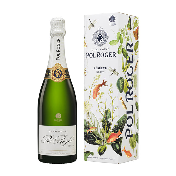 Pol Roger Brut Reserve NV Champagne 75cl Gift Boxed