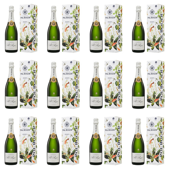 Pol Roger Brut Reserve NV Champagne 75cl Gift Boxed