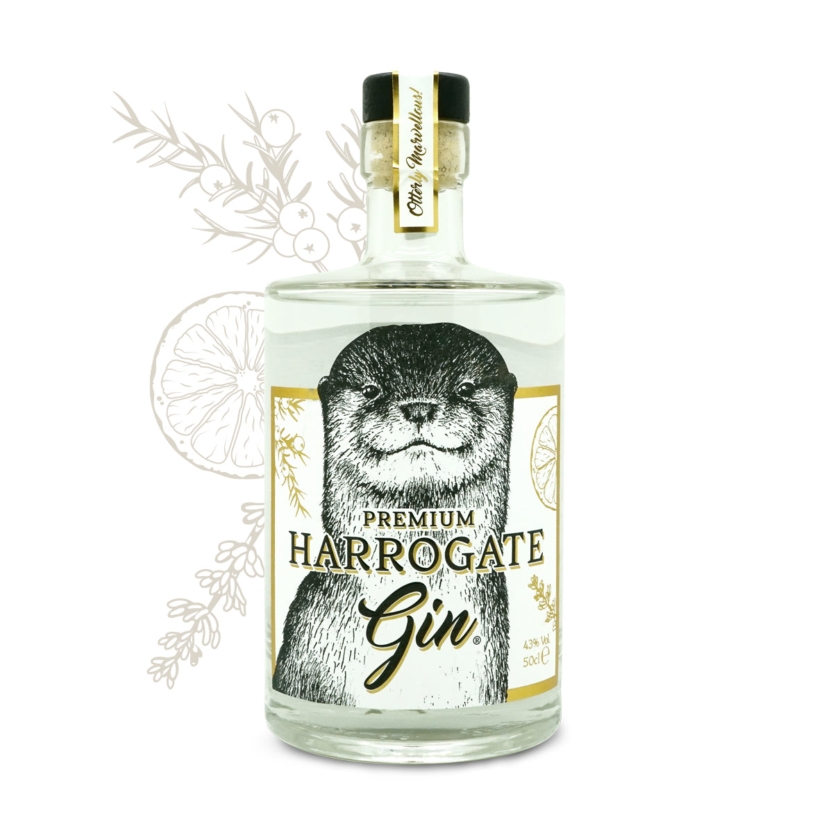 Handcrafted Premium Gin by Harrogate Tipple 43% ABV 50cl