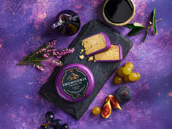 Snowdonia Cheese Company – Purple Vale – Cheddar and Giusti Balsamic Vinegar of Modena 200g
