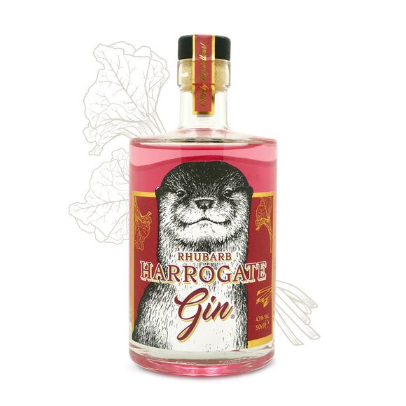 Handcrafted Premium Rhubarb Gin by Harrogate Tipple 43% ABV 50cl