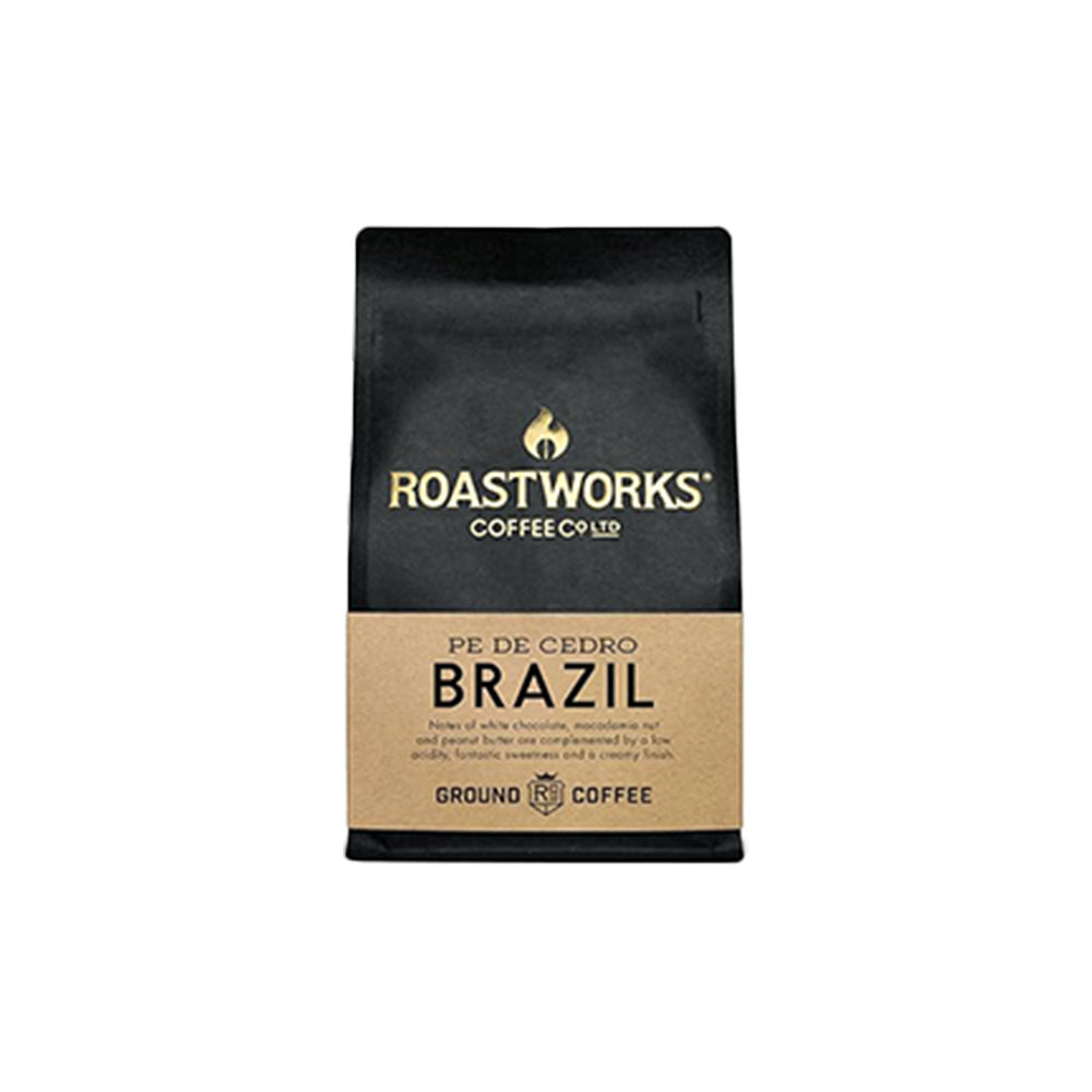 Roastworks - Brazil 200G Ground Coffee – Produced on Pe De Cedro Farm