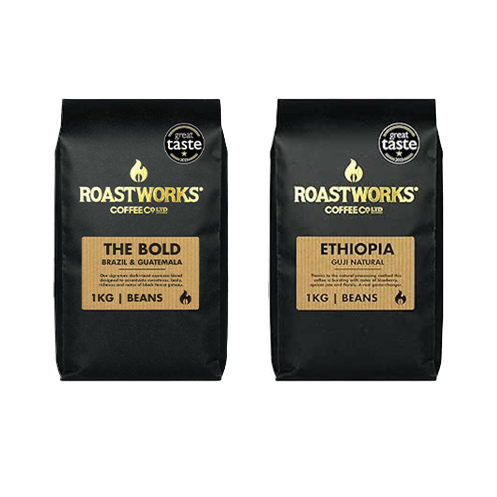 Roastworks - The Bold & Ethiopia - 1KG Whole Coffee Beans