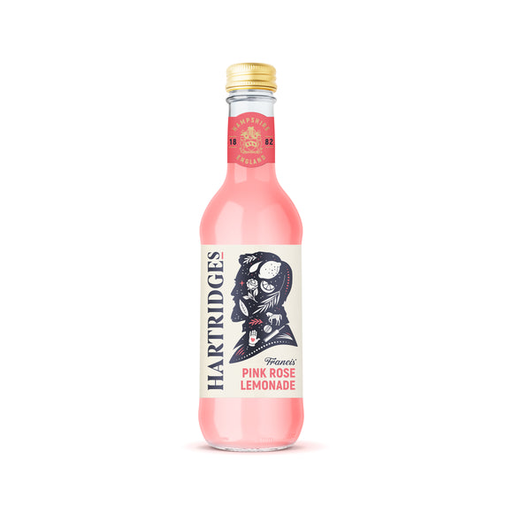 Hartridges Celebrated Rose Lemonade (330ml) Glass Bottles