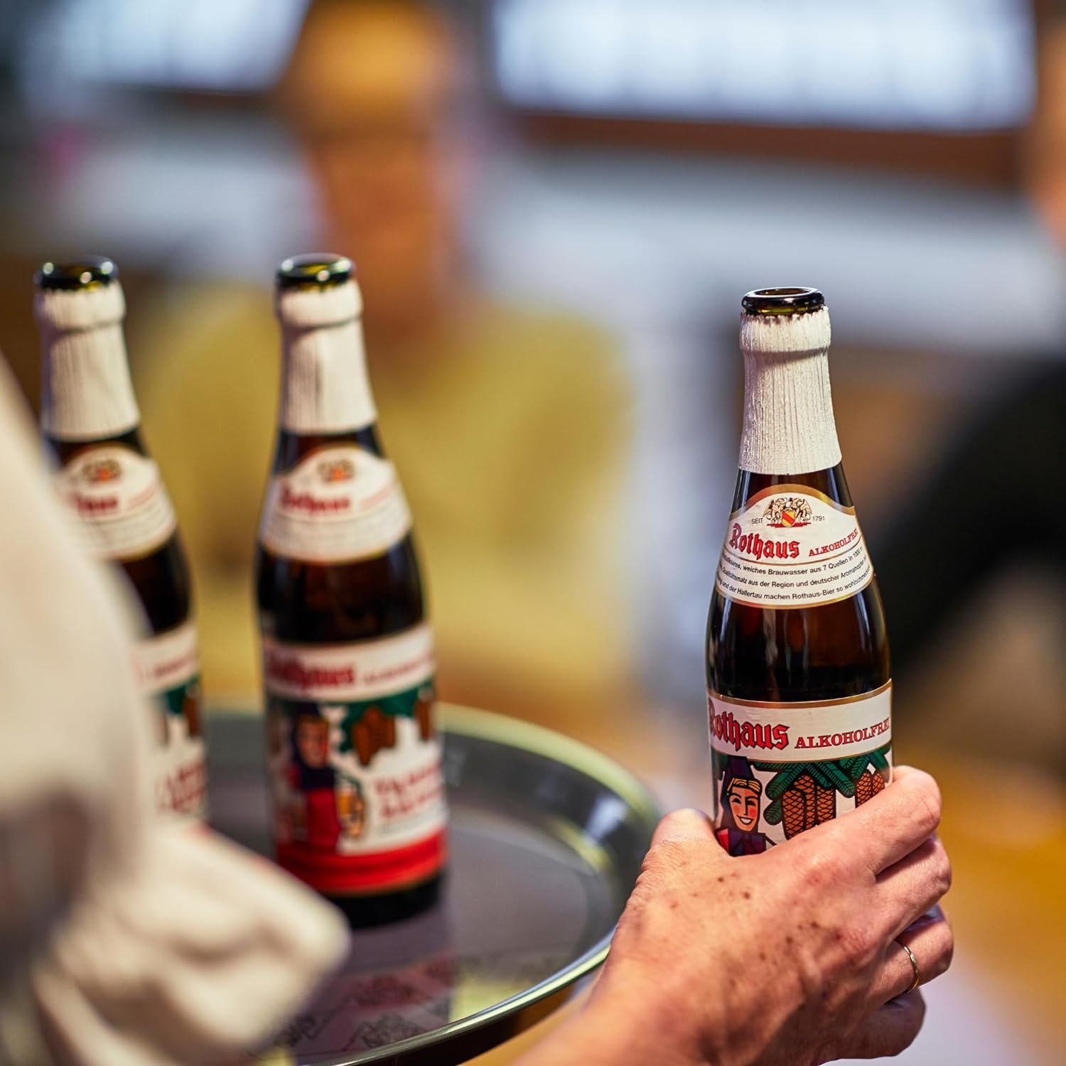 Rothaus Alcohol Free Pils (Tannenzäpfle Alkoholfrei) 0.5% ABV - 330ml Glass Bottles