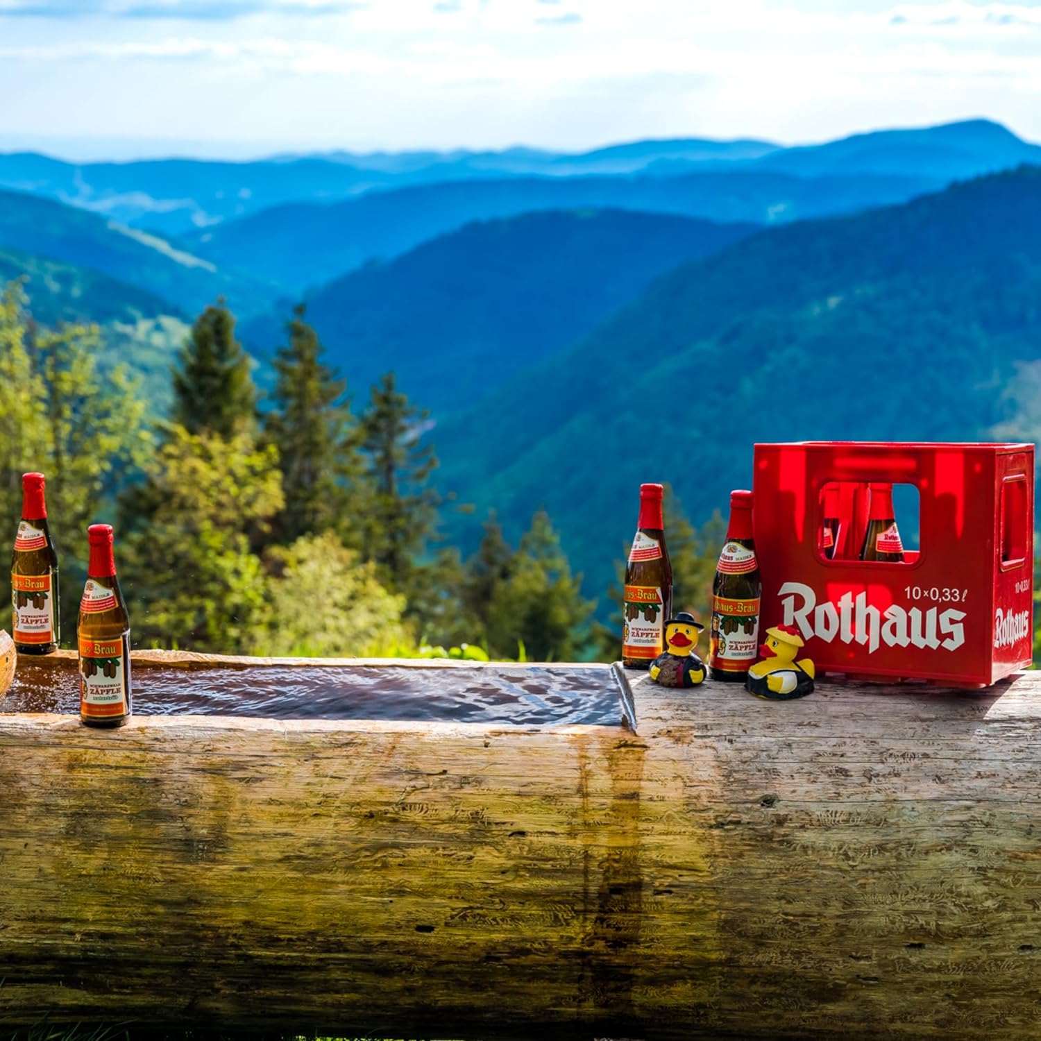 Rothaus Black Forest Maidle (Schwarzwald Maidle Naturtrüb) 5.1% - 330ml Glass Bottles