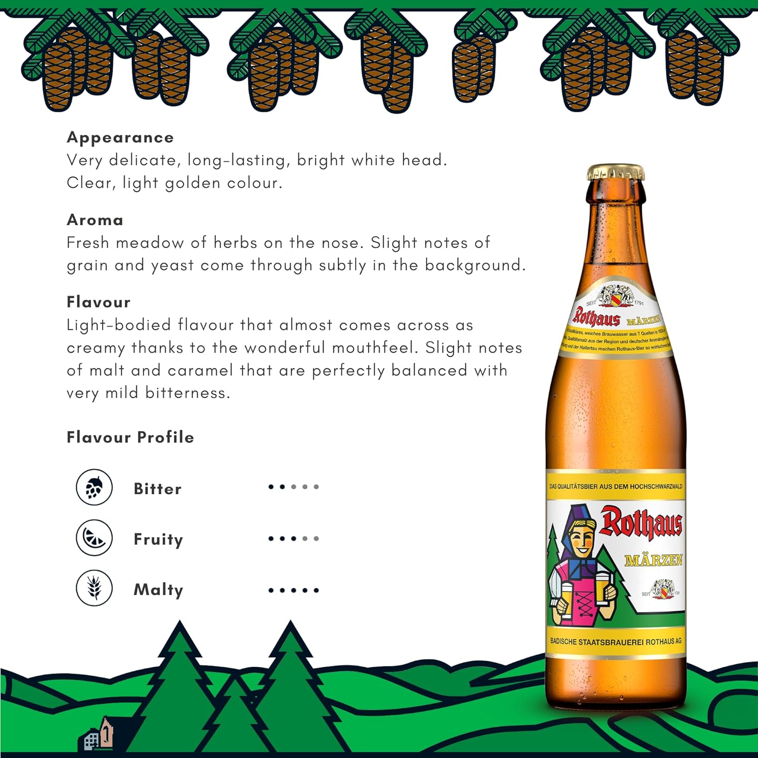 Rothaus Märzen (Eiszäpfle) 5.6% - 500ml Glass Bottles