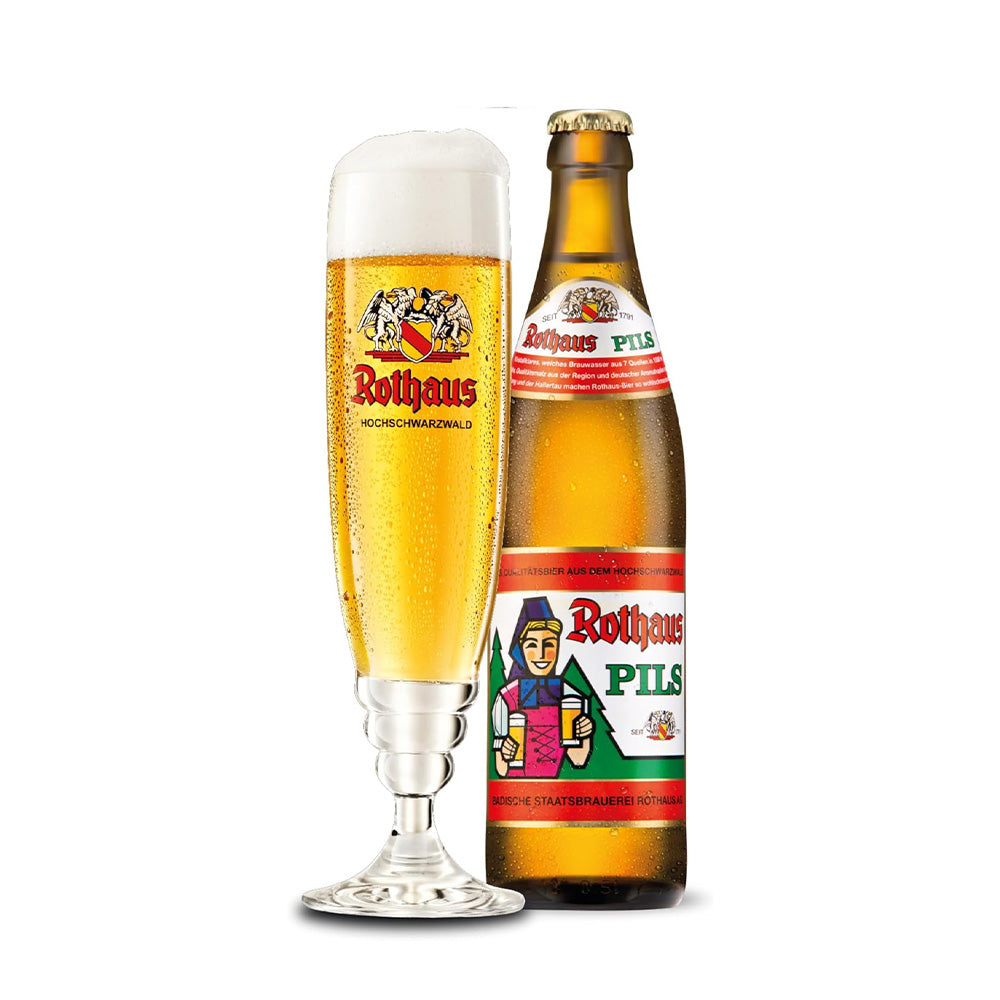 Rothaus Pils 5.1% German Pilsner - 500ml Glass Bottles | Twelve Green ...