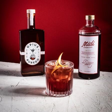 Midi Aperitifs Ruby Rush 70cl Bottle | ABV 0% | Verjus-based Non-Alcoholic Aperitif