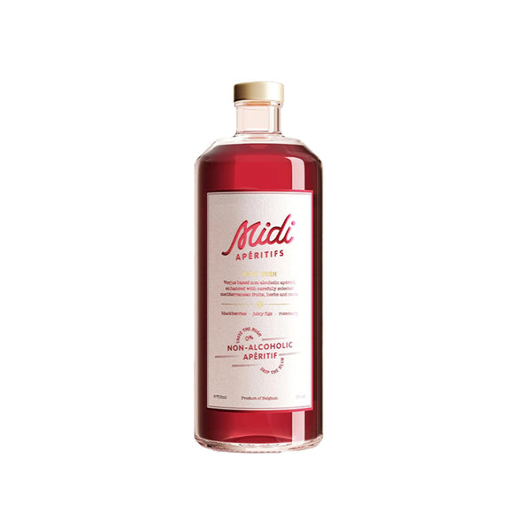 Midi Aperitifs Ruby Rush 70cl Bottle | ABV 0% | Verjus-based Non-Alcoholic Aperitif