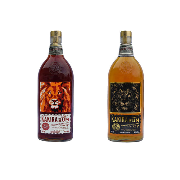 Kakira Rum Pair Dark & Gold