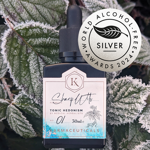 Karmaceuticals – Sharp Wits  – Tonic Hedonism 30ml Dropper Bottle