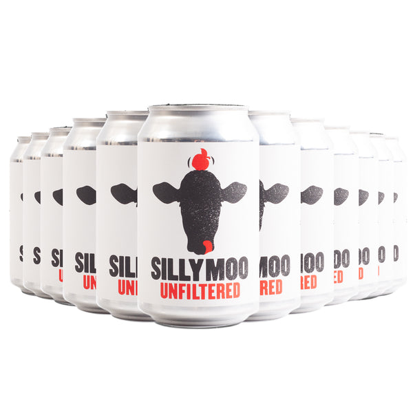 Silly Moo Unfiltered Farmhouse Cider 330ml Cans 5%