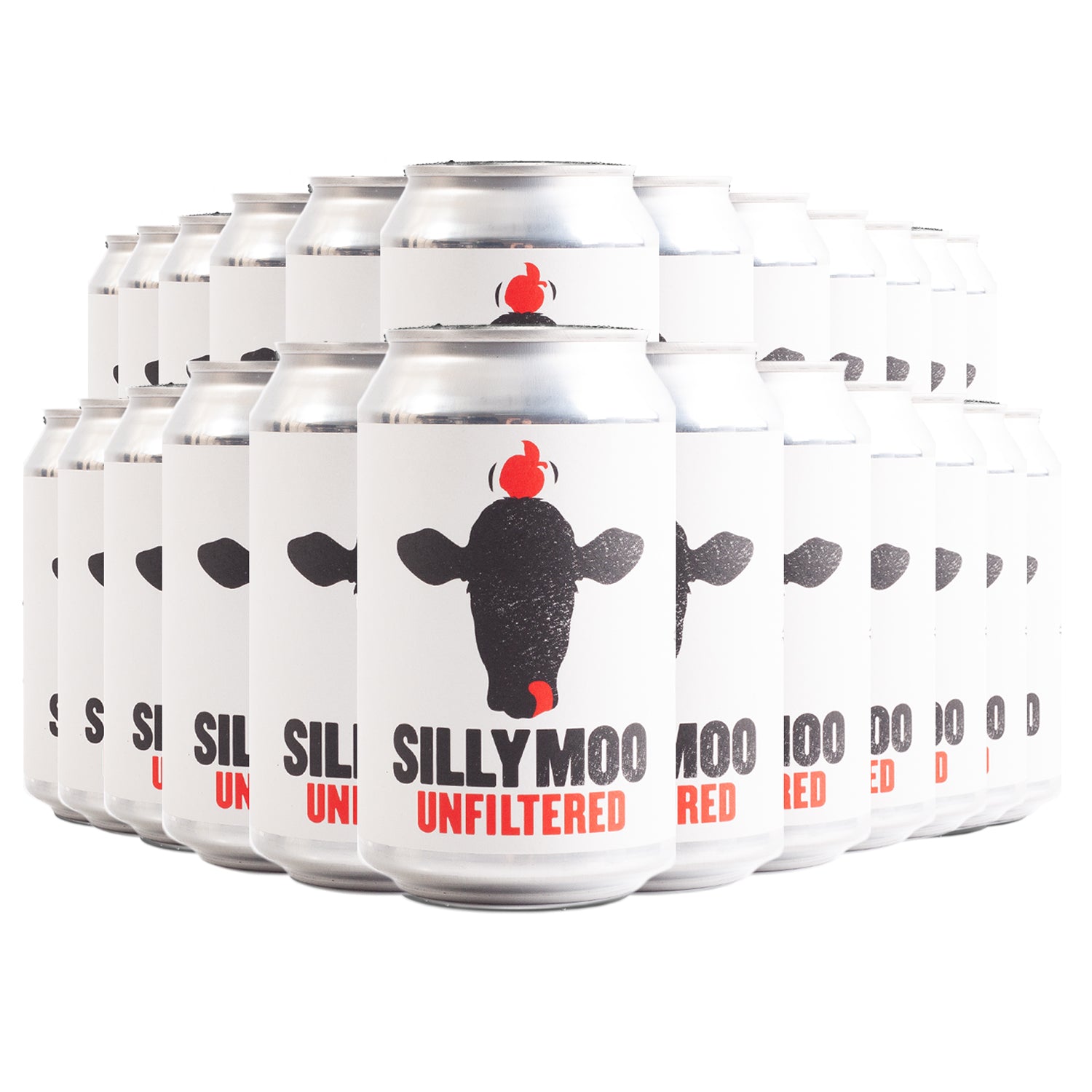 Silly Moo Unfiltered Farmhouse Cider 330ml Cans 5%