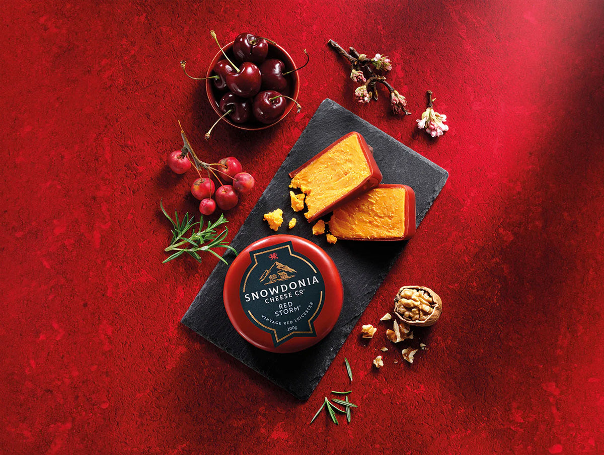 Snowdonia Cheese – Red Storm Vintage Red Leicester 200g