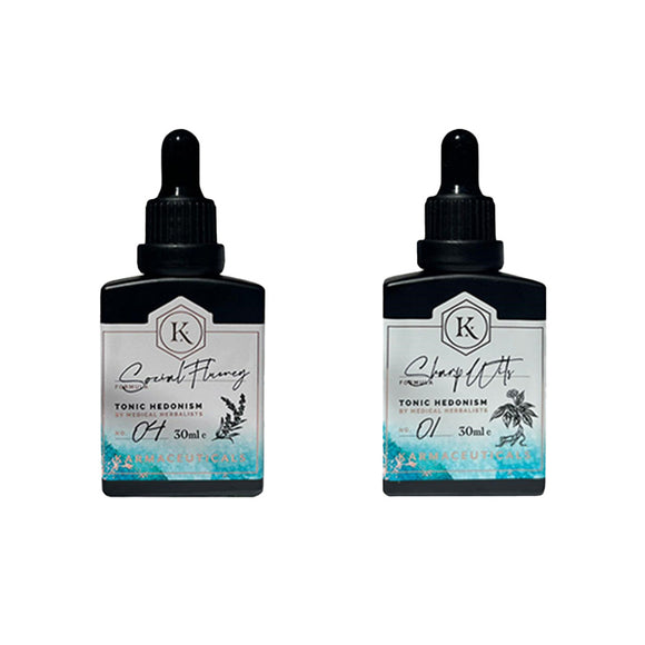 Karmaceuticals Pair – Social Fluency & Sharp Wits