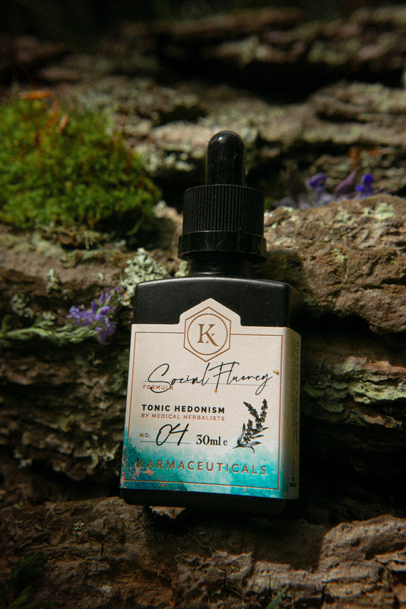 Karmaceuticals – Social Fluency  – Tonic Hedonism 30ml Dropper Bottle