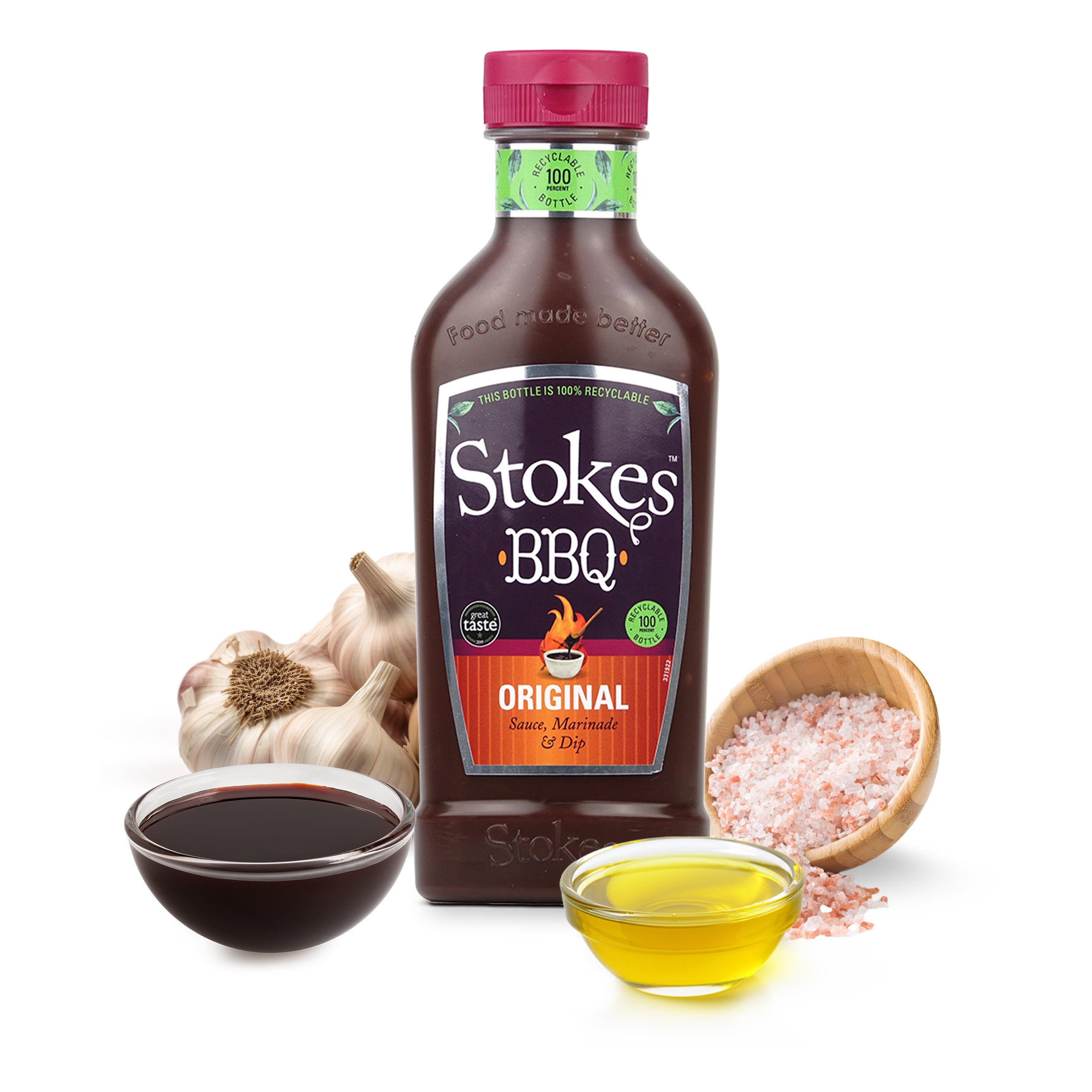 Stokes Original BBQ Sauce in Squeezy Bottle 510g