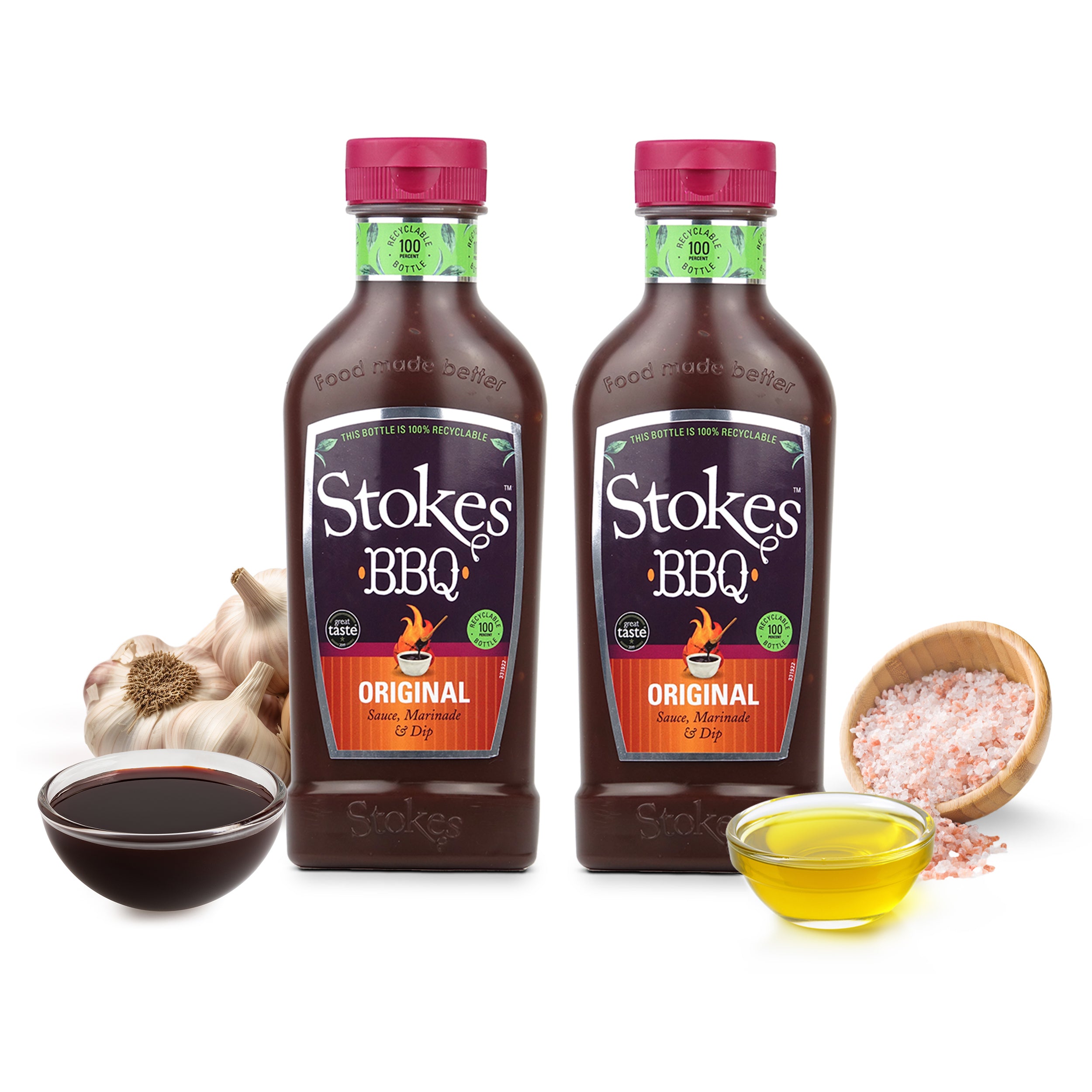 Stokes Original BBQ Sauce in Squeezy Bottle 510g