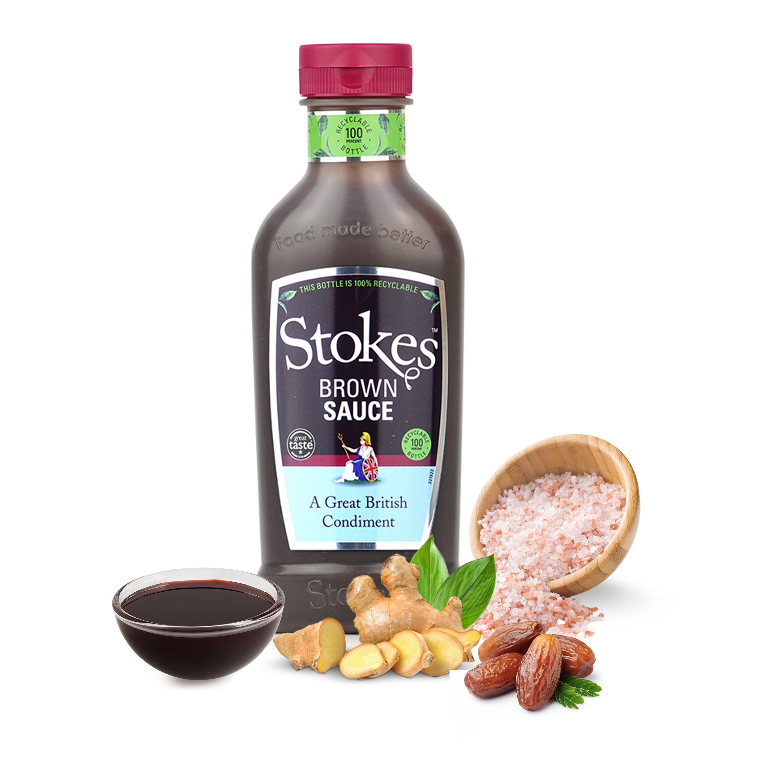 Stokes Real Brown Sauce in Squeezy Bottle 505g