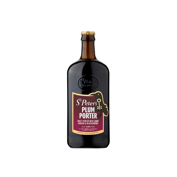 St. Peters Brewery – 5% ABV Plum Porter 500ml Glass Bottles