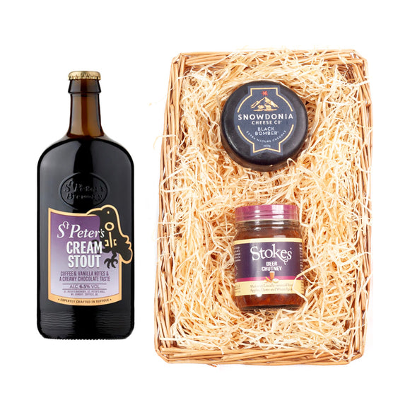 St Peters Brewery Beer Wicker Tray