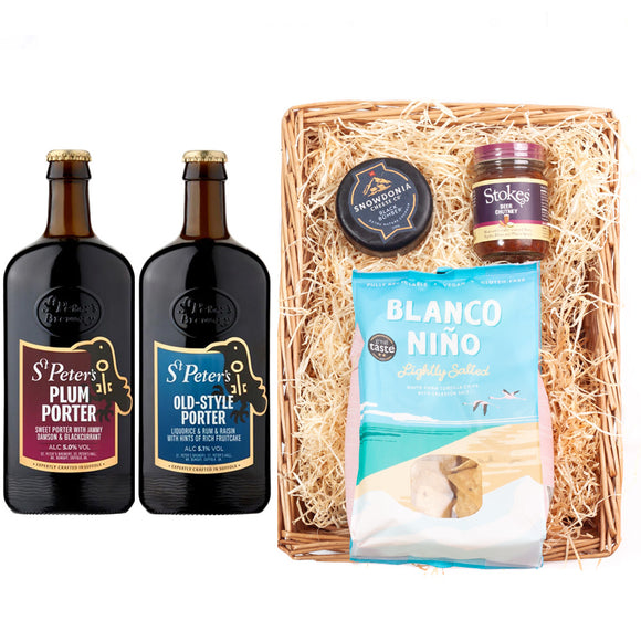 St Peters Brewery Premium Beer Wicker Tray