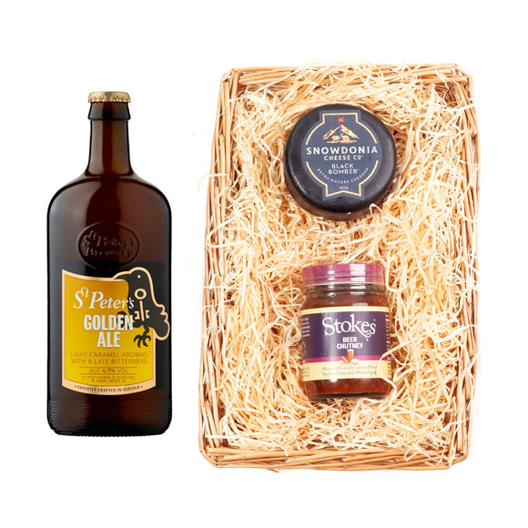 St Peters Brewery Beer Wicker Tray