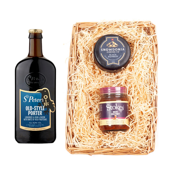 St Peters Brewery Beer Wicker Tray