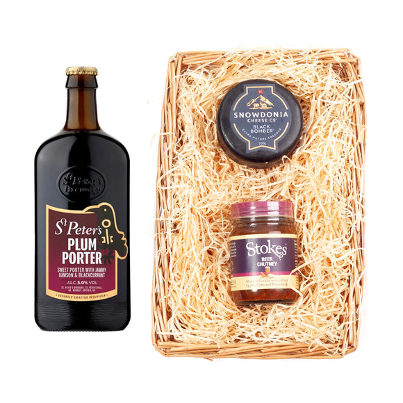 St Peters Brewery Beer Wicker Tray