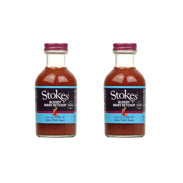 Stokes Bloody Mary Tomato Ketchup Chase Vodka 300g Twelve Green