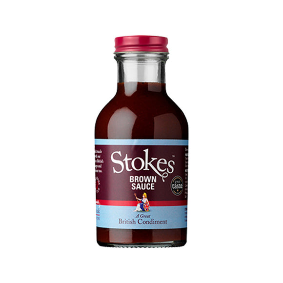 Stokes Real Brown Sauce 320g Glass Bottle