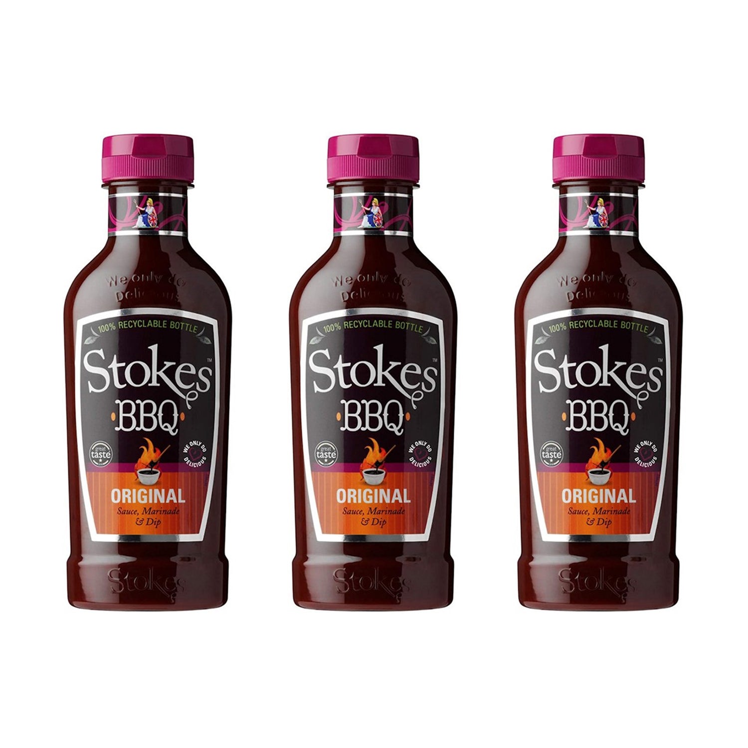 Stokes Original BBQ Sauce in Squeezy Bottle 510g