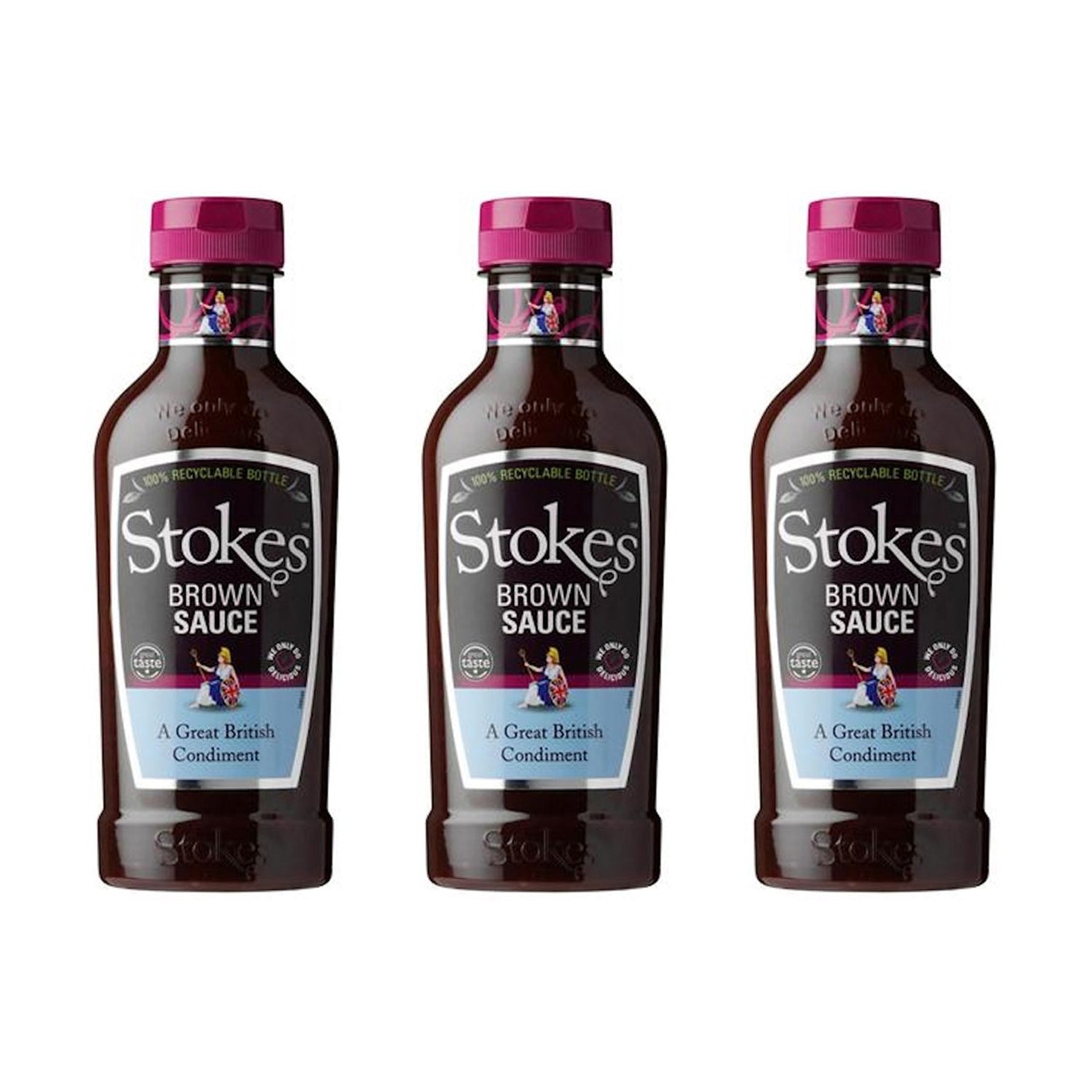 Stokes Real Brown Sauce in Squeezy Bottle 505g