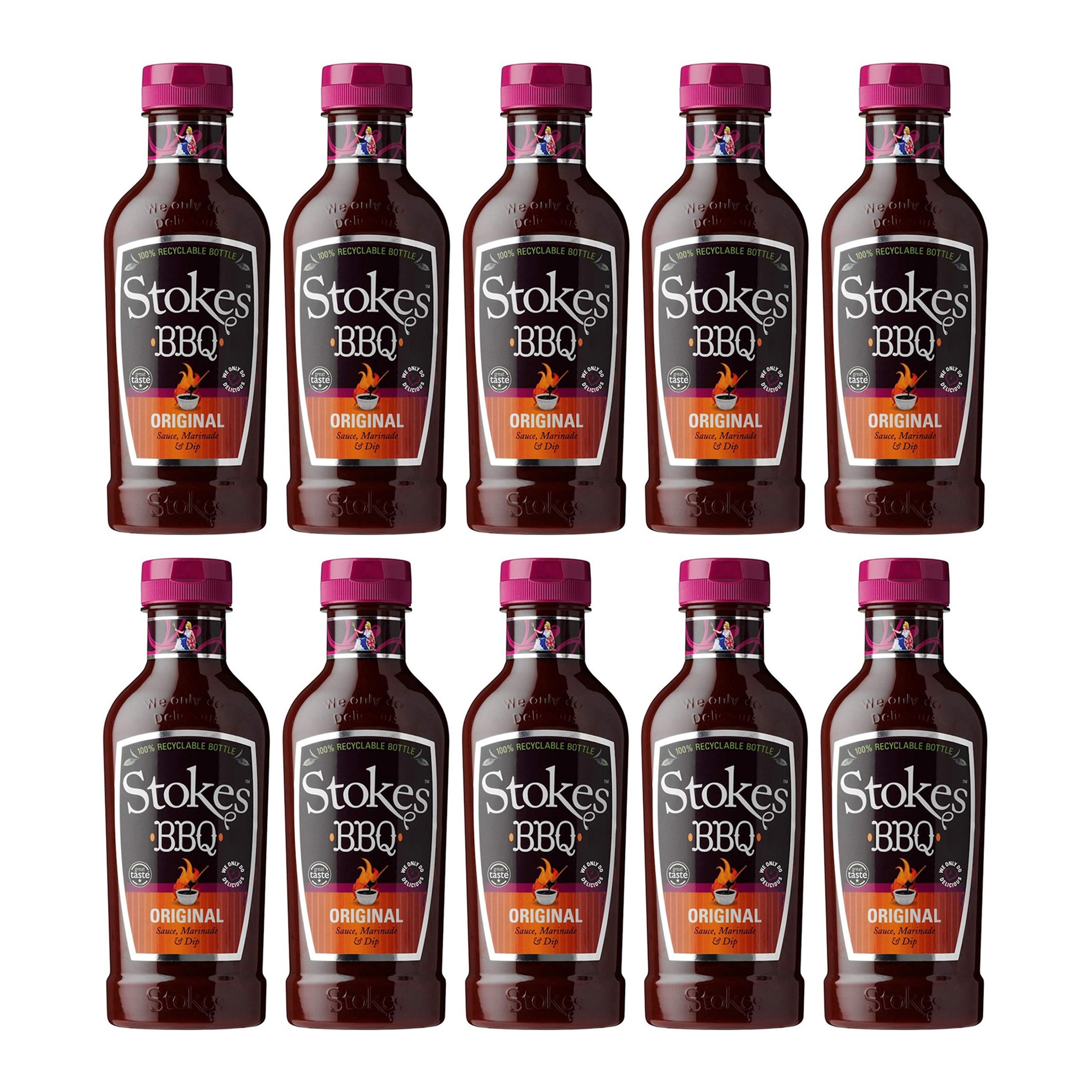 Stokes Original BBQ Sauce in Squeezy Bottle 510g