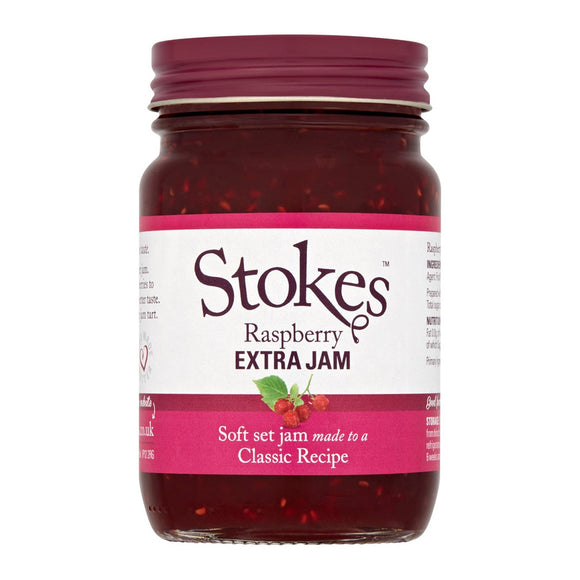 Stokes Raspberry Extra Jam 340g