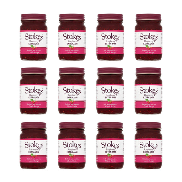 Stokes Raspberry Extra Jam 340g