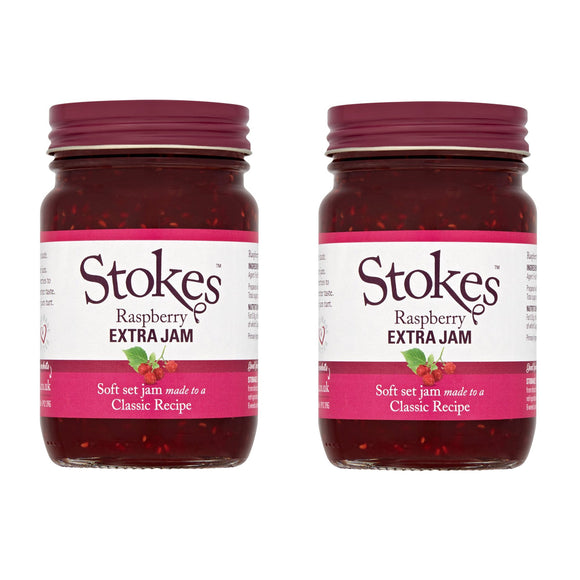 Stokes Raspberry Extra Jam 340g