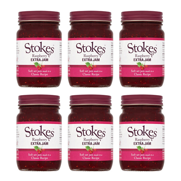 Stokes Raspberry Extra Jam 340g