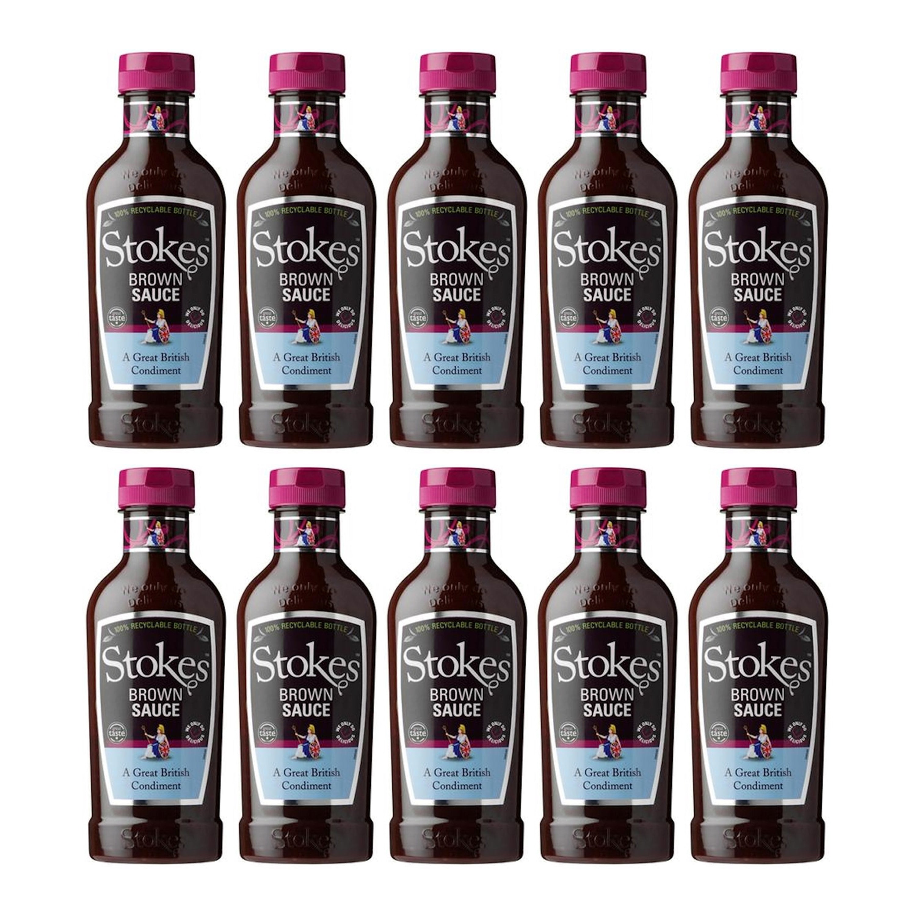 Stokes Real Brown Sauce in Squeezy Bottle 505g