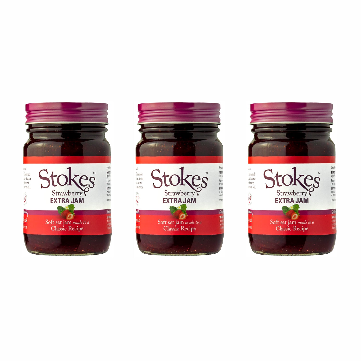 Stokes Strawberry Extra Jam 340g