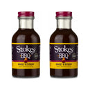 Stokes Sweet & Sticky BBQ Sauce 325g-2