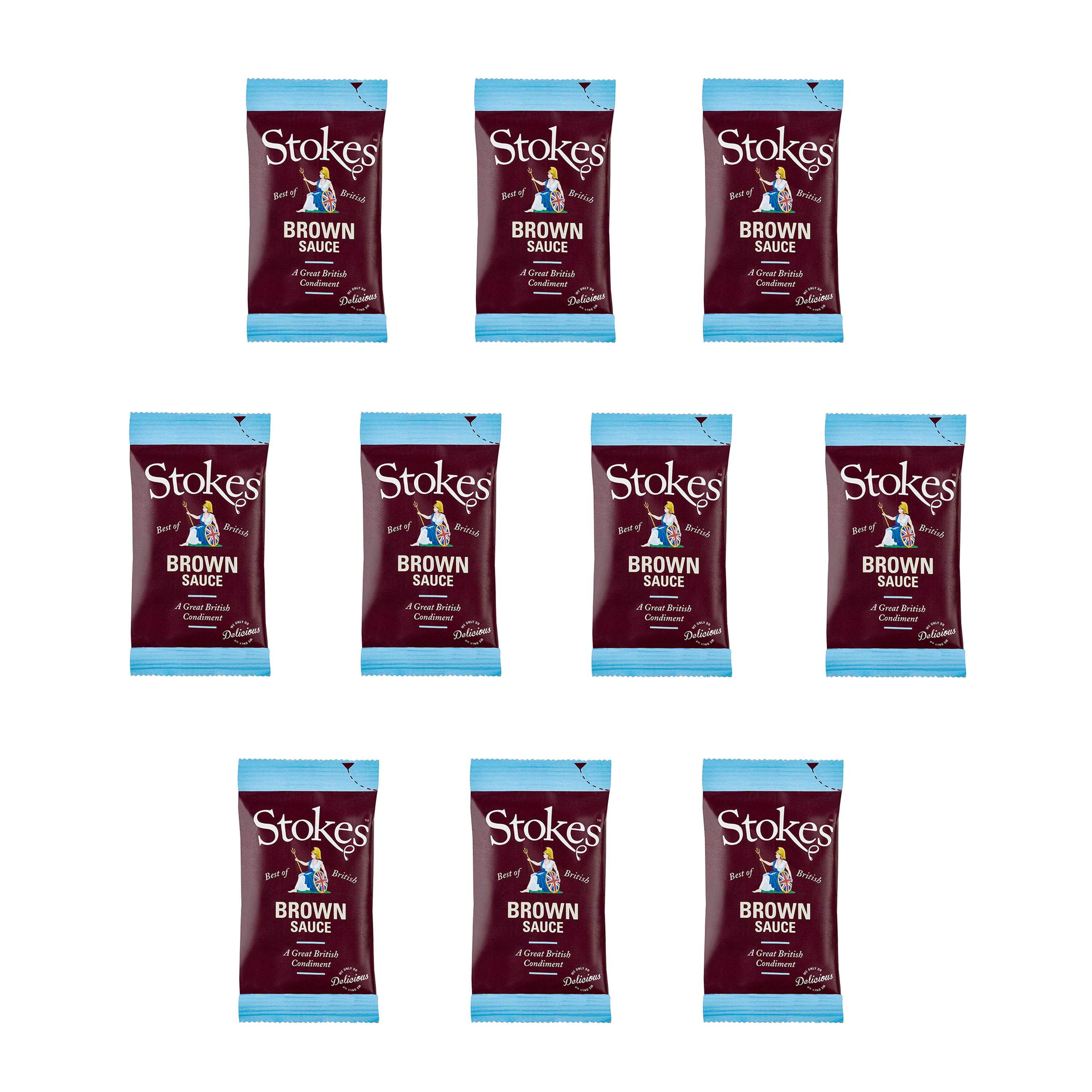 Stokes Real Brown Sauce Sachet 32g