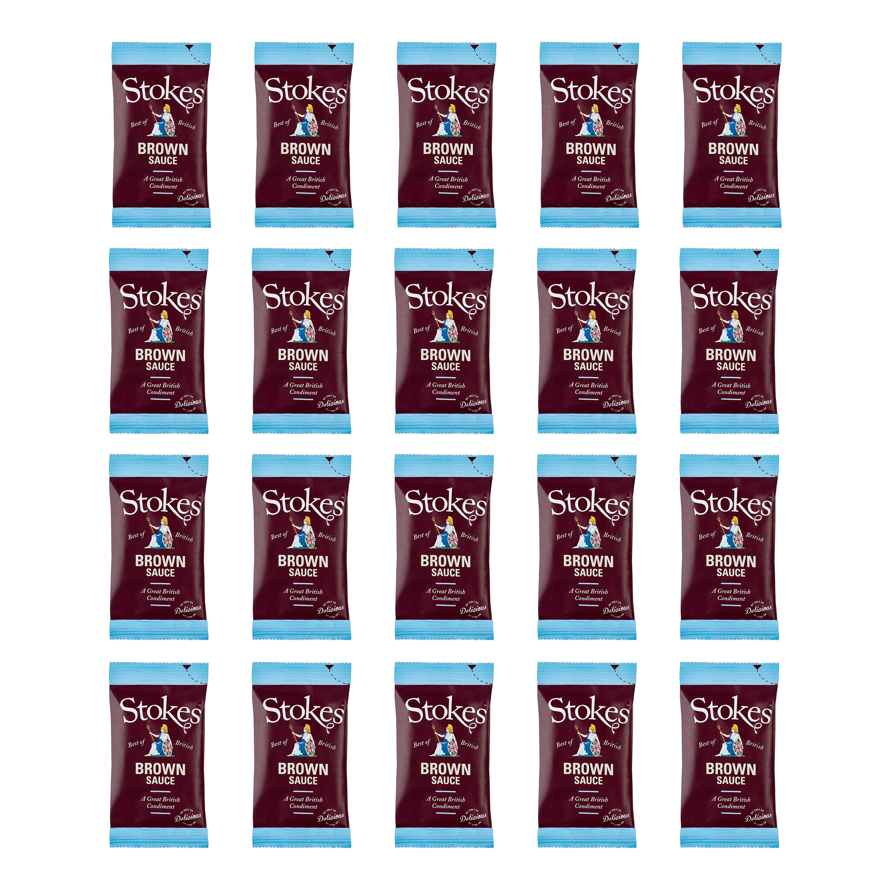 Stokes Real Brown Sauce Sachet 32g