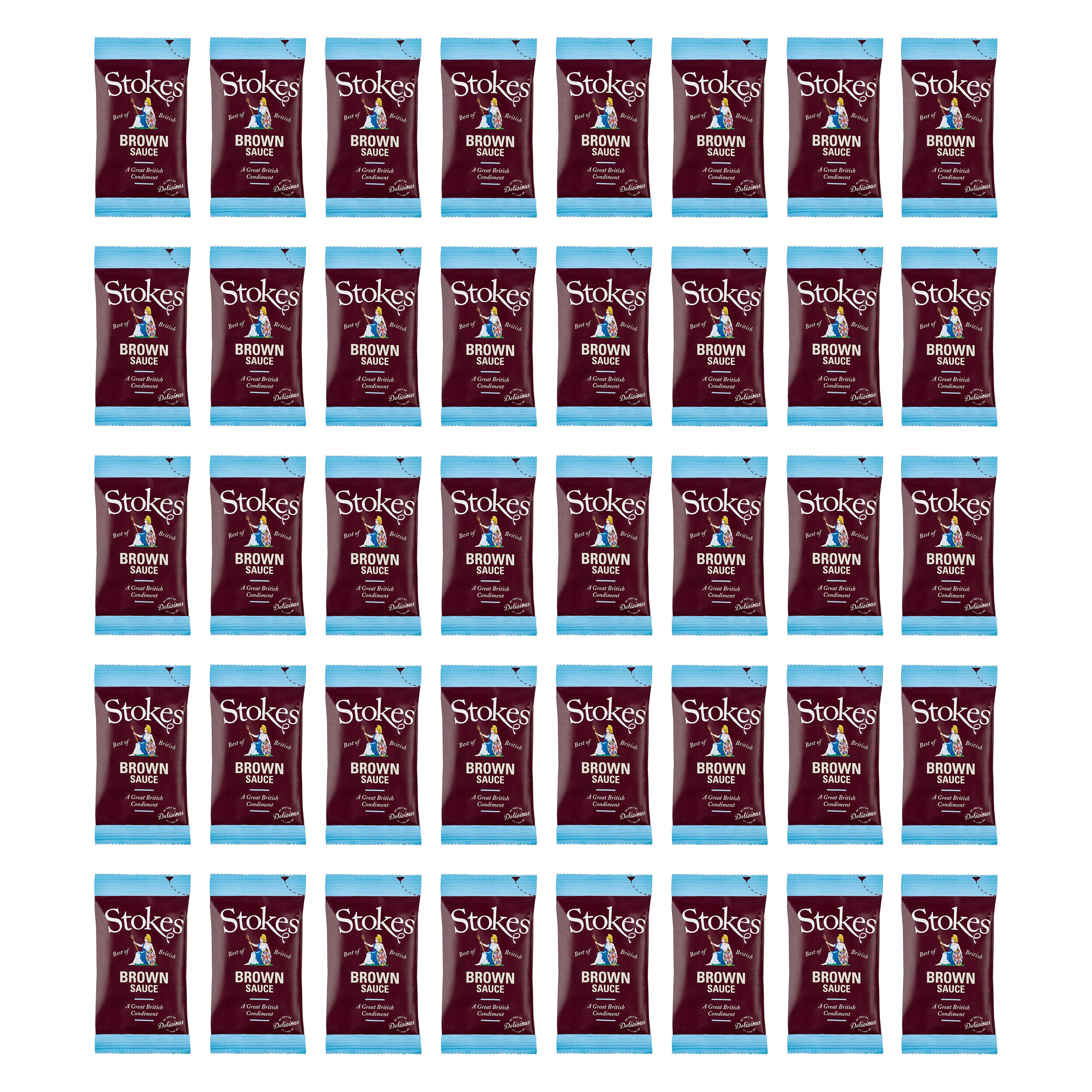 Stokes Real Brown Sauce Sachet 32g