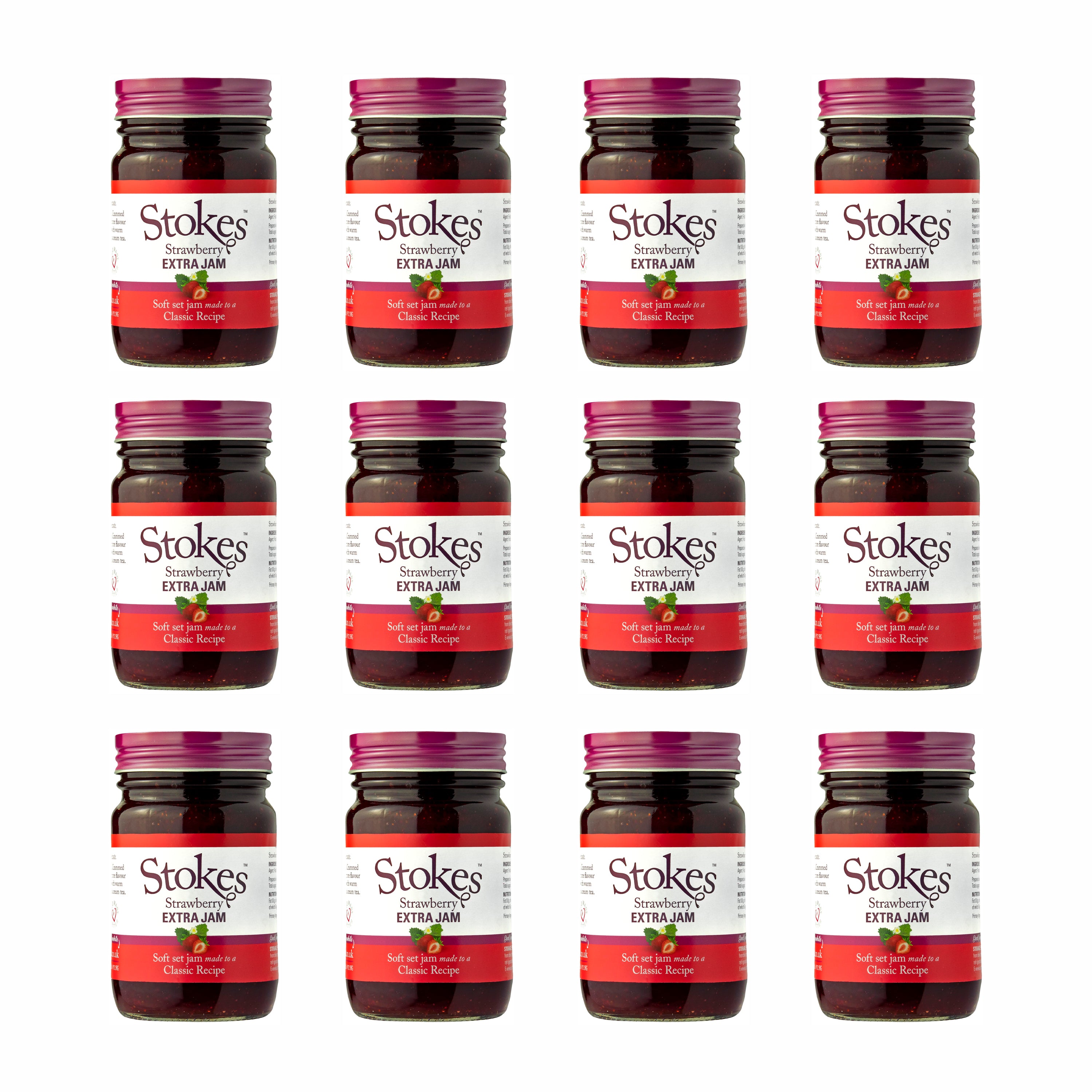 Stokes Strawberry Extra Jam 340g