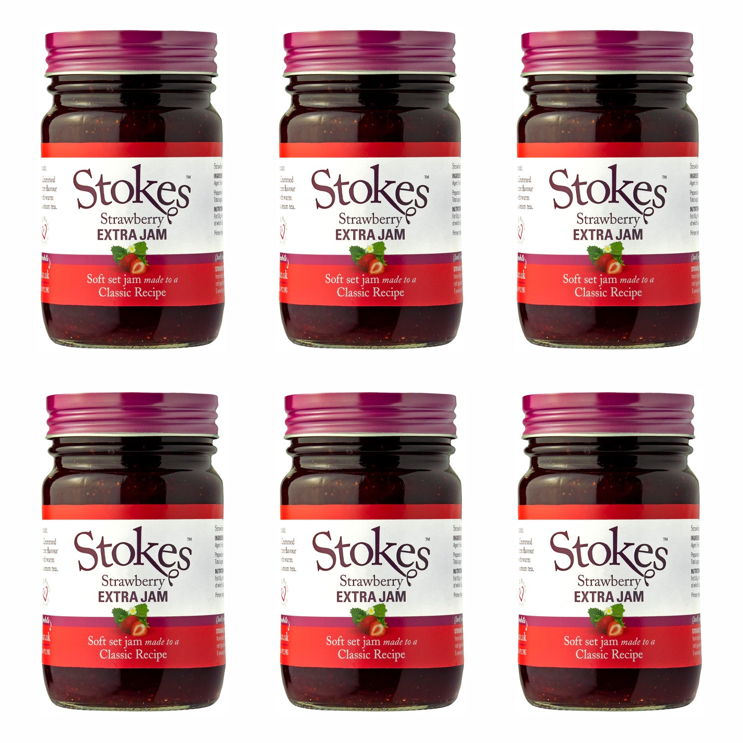 Stokes Strawberry Extra Jam 340g