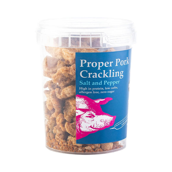 Proper Pork Sea Salt & Pepper Crackling 100g
