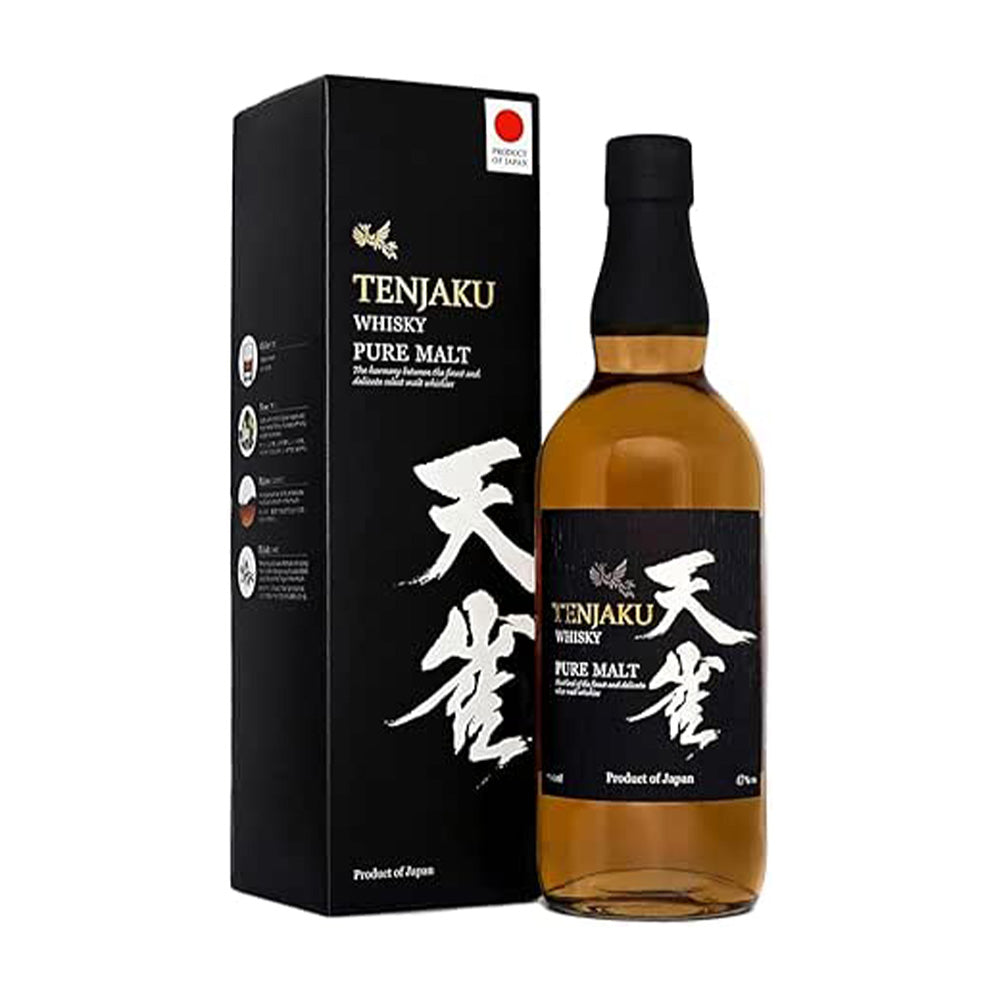 Tenjaku Pure Malt Japanese Whisky 43% ABV -  70cl
