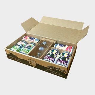 The Purbeck Cider Company – Craft Cider Gift Set - 6 x 330ml cans + 1 x half pint glass